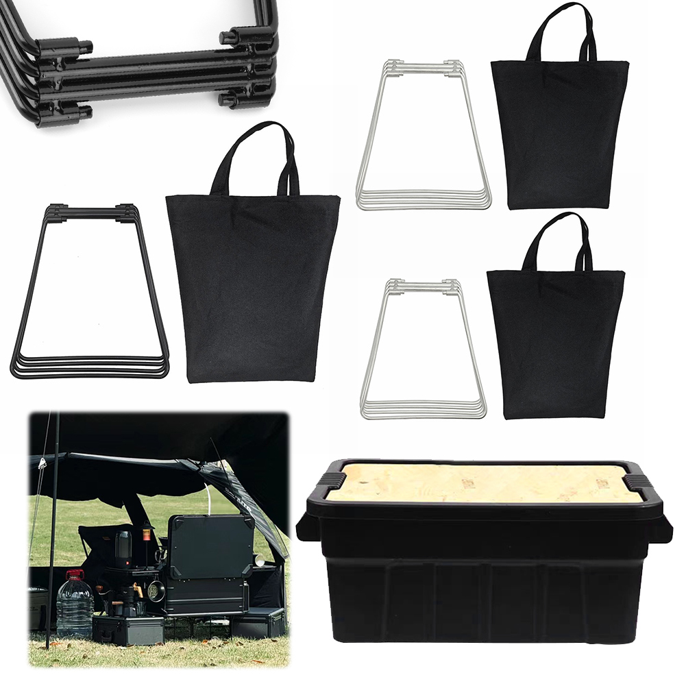 ขาตั้งโลหะพับได้สำหรับแคมป์ปิ้ - Camping Cooking Organizer บทวิจารณ์และราคา