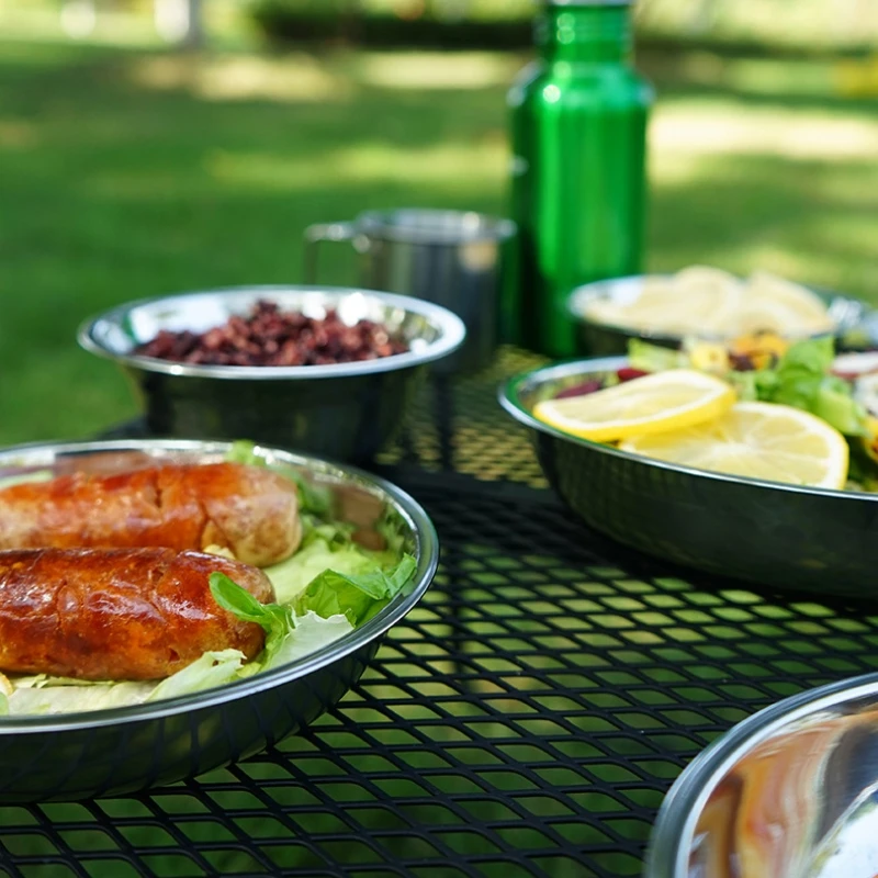 ชุดจานชามอาหารแบบพกพาสำหรับทำอ - Camping Cooking Dining Set บทวิจารณ์และราคา