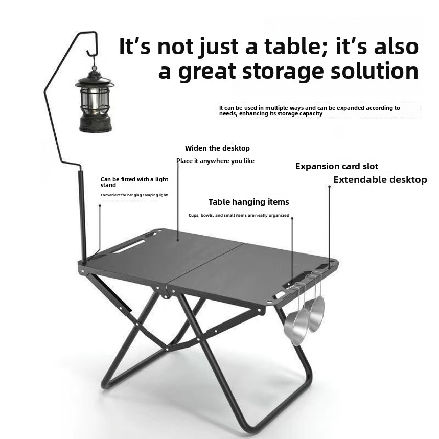 โต๊ะพับได้แบบยุทธวิธี ทำจากเหล - Camping Cooking Table บทวิจารณ์และราคา