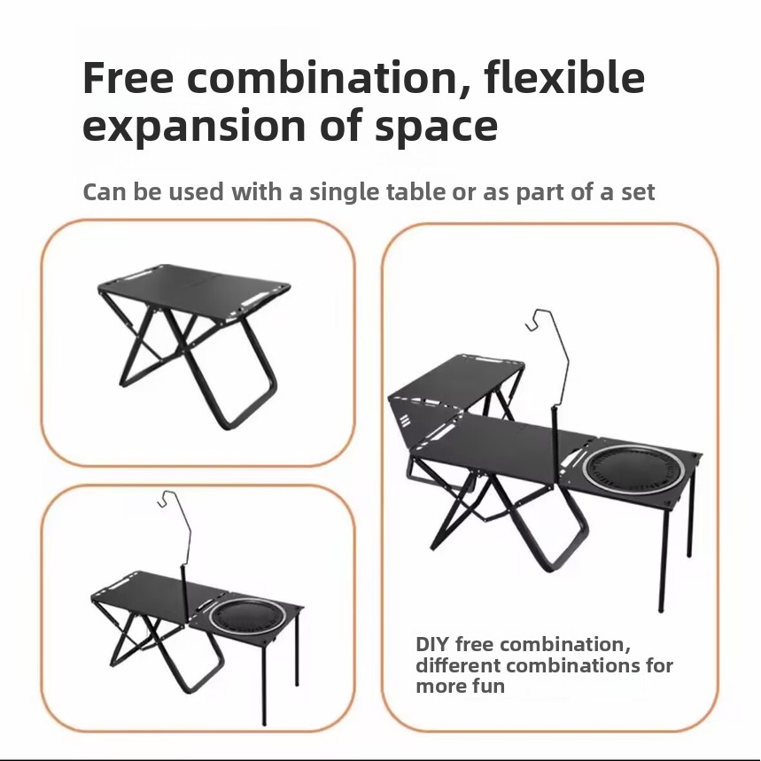 โต๊ะพับได้แบบยุทธวิธี ทำจากเหล - Camping Cooking Table บทวิจารณ์และราคา