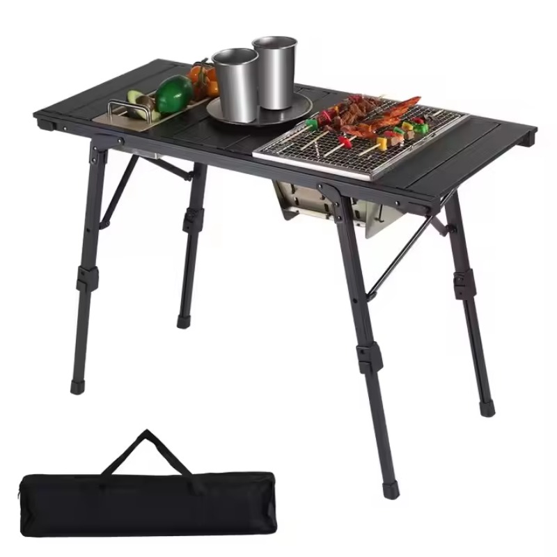 โต๊ะพับสำหรับทำอาหารปิ้งย่างแบ - Camping Cooking Table บทวิจารณ์และราคา
