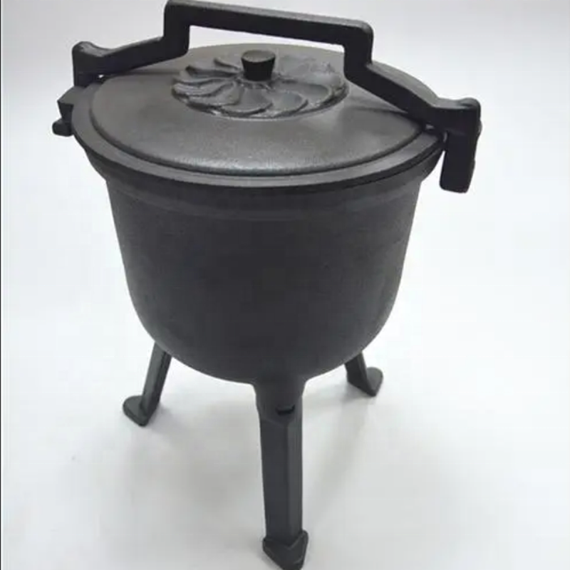 หม้อเหล็กหล่อ 4 ลิตร ทนทาน สำห - Camp Dutch Oven Cast บทวิจารณ์และราคา