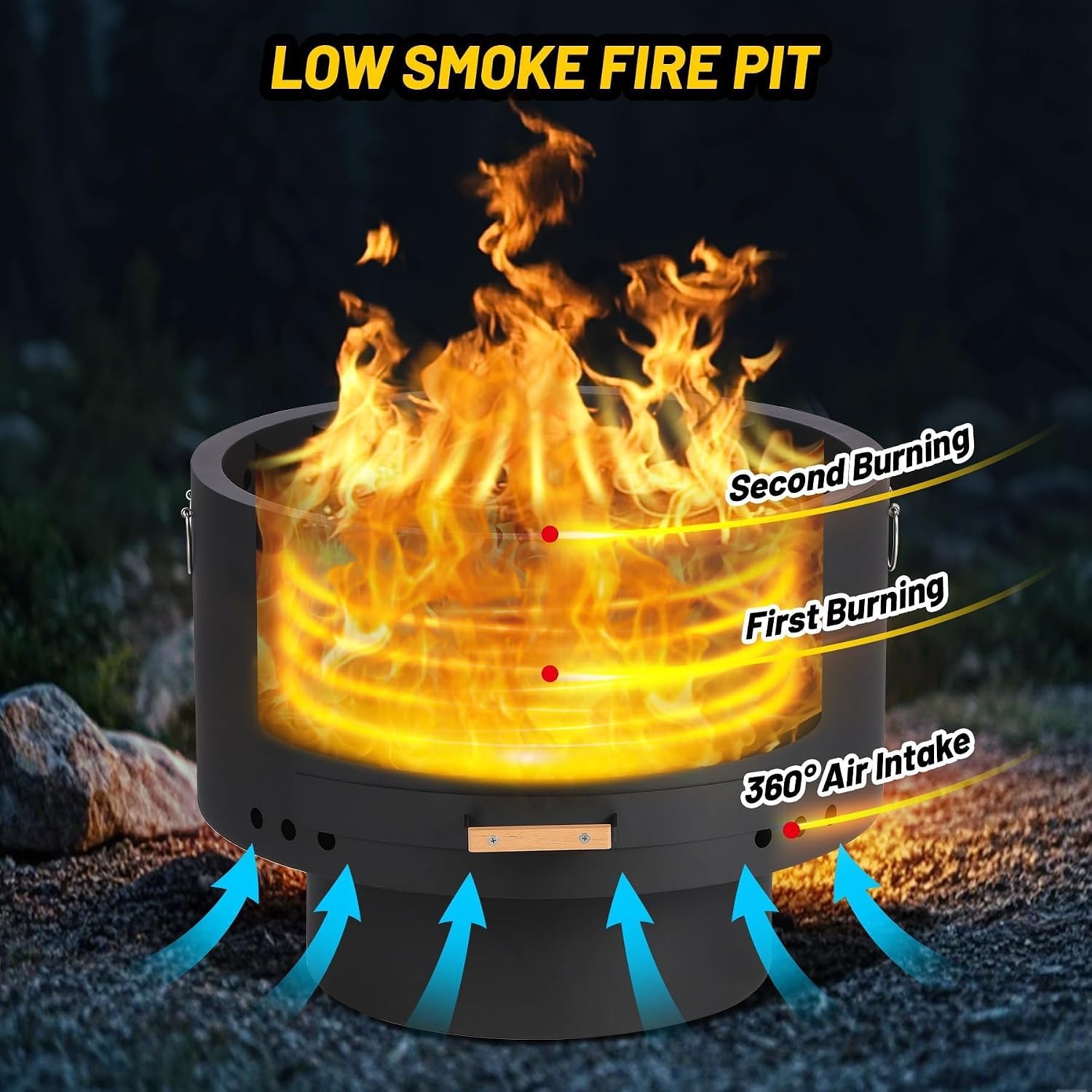 โต๊ะเตาผิงไม้ขนาด 26 นิ้ว ปล่อ - Camping Cooking Table บทวิจารณ์และราคา