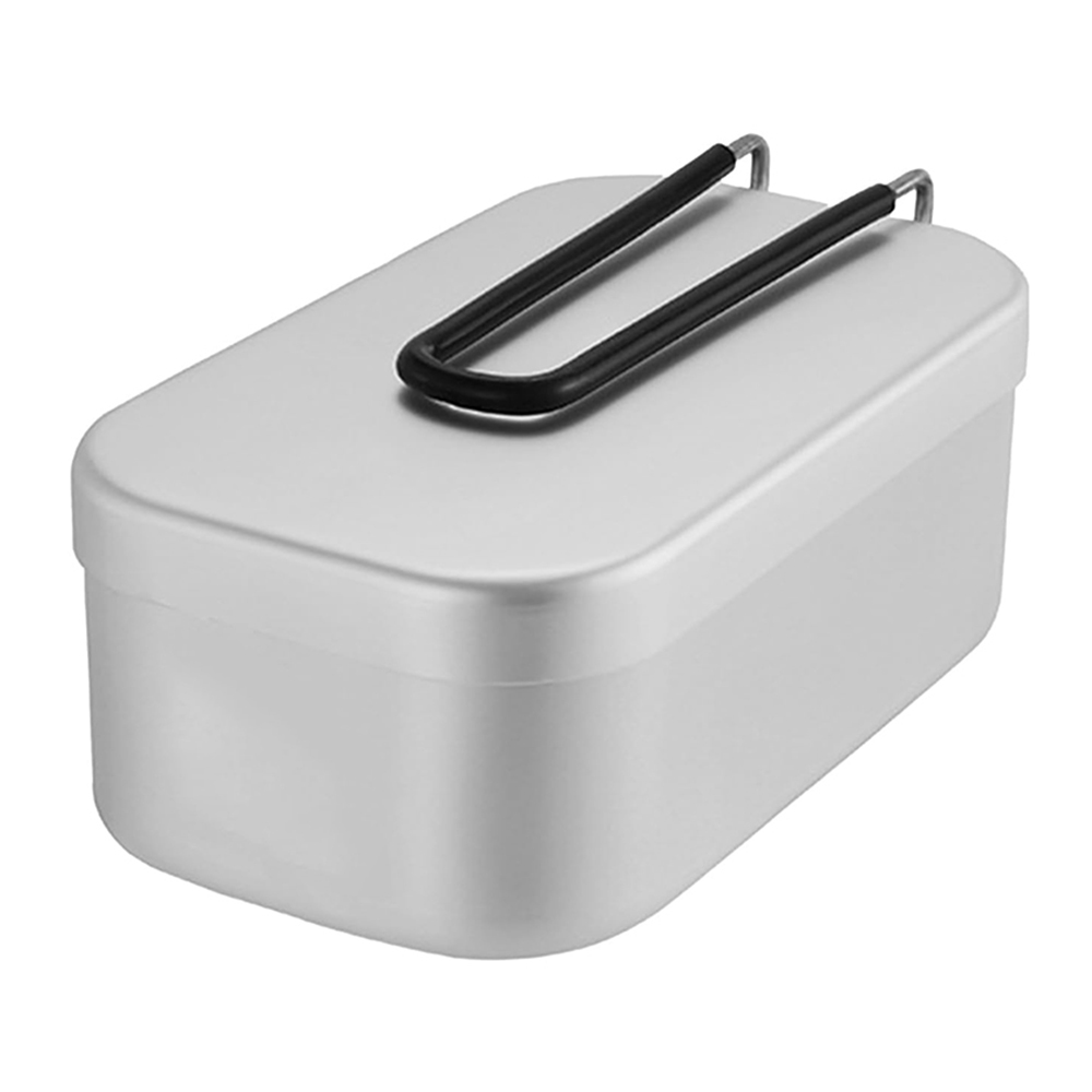 800ML อลูมิเนียมกล่องอาหารกลาง - Camping Cooking Organizer บทวิจารณ์และราคา