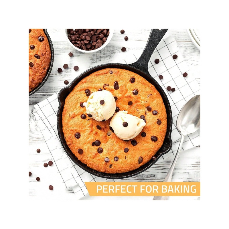 กระทะเหล็กหล่อสีดำ ขนาด 3/4/5  - Quality Camping Cooking Set บทวิจารณ์และราคา