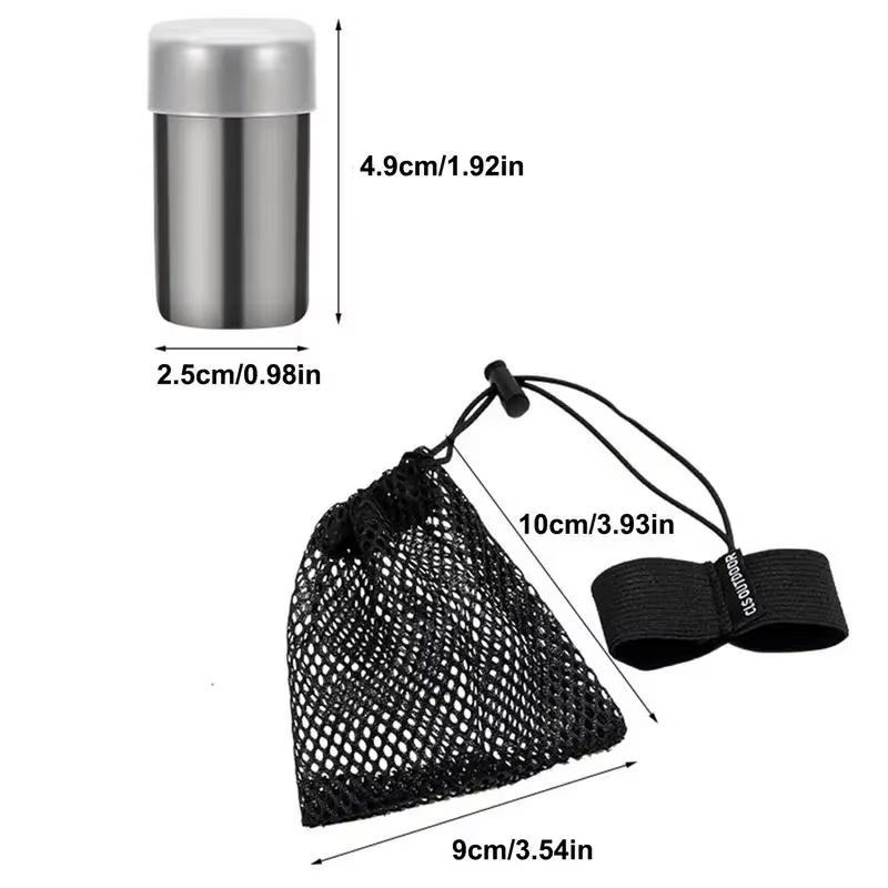 ขวดใส่เกลือและพริกไทยแบบพกพาขน - Camping Cooking Container บทวิจารณ์และราคา