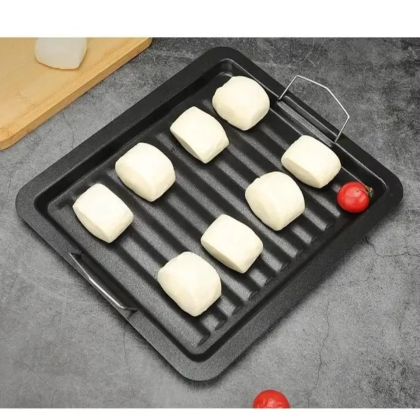 กระทะย่างเคลือบกันติด แผ่นเหล็ - Camping Cooking Flat Top บทวิจารณ์และราคา