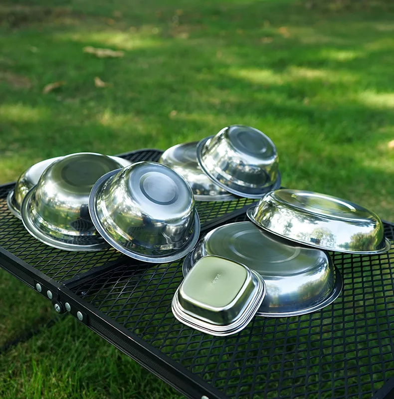 ชุดจานชามสำหรับทำอาหารแคมป์ปิ้ - Camping Cooking Dining Set บทวิจารณ์และราคา