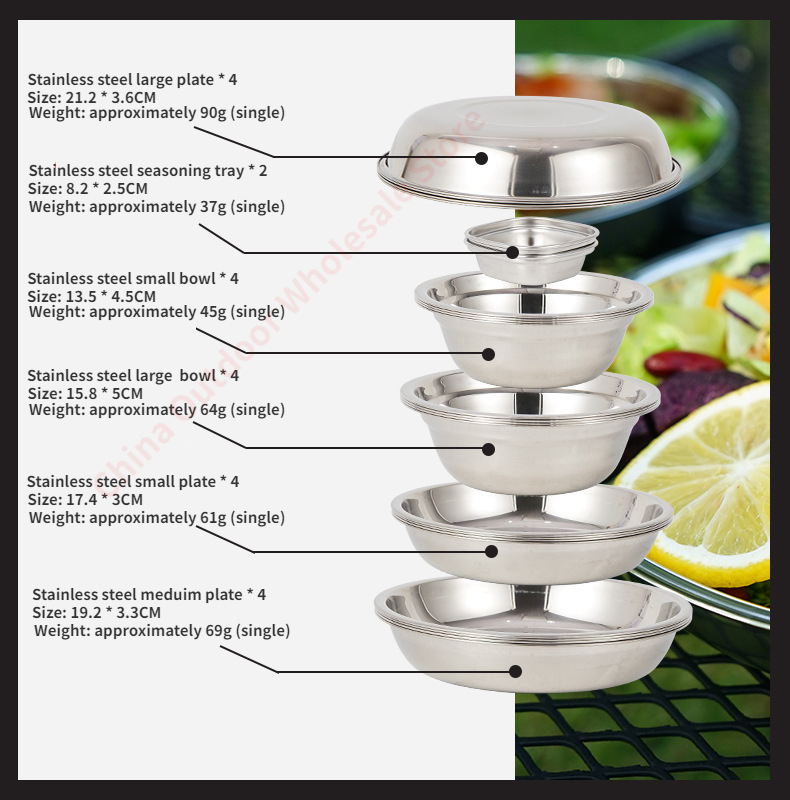 ชุดจานอาหารพกพาสำหรับแคมป์ปิ้ง - Camping Cooking Dining Set บทวิจารณ์และราคา